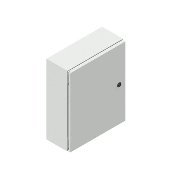 1/4 Turn Latch Electrical Enclosures, 36 in H, 8 in D, 24 in W, 1, 3R, 12, 13, 4, Carbon Steel
